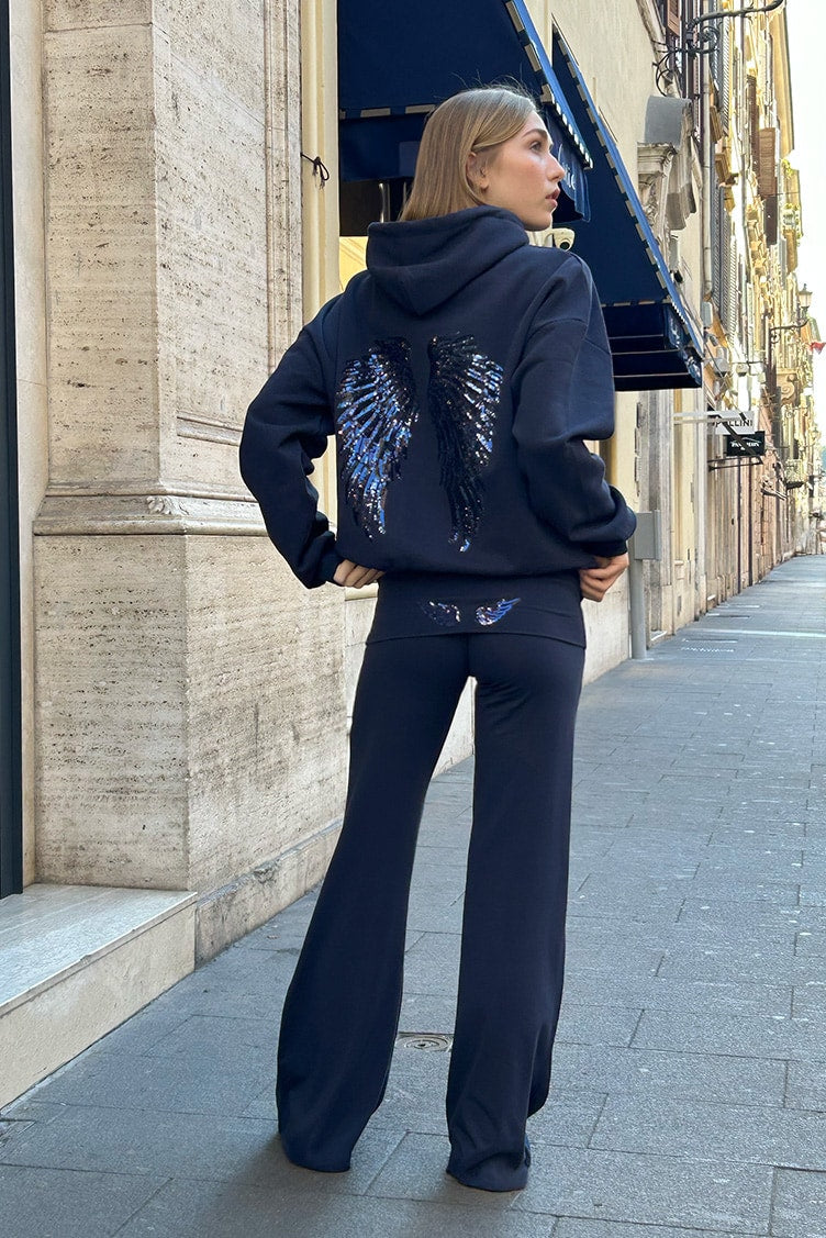 ShineWing Men's Sequin Hoodie