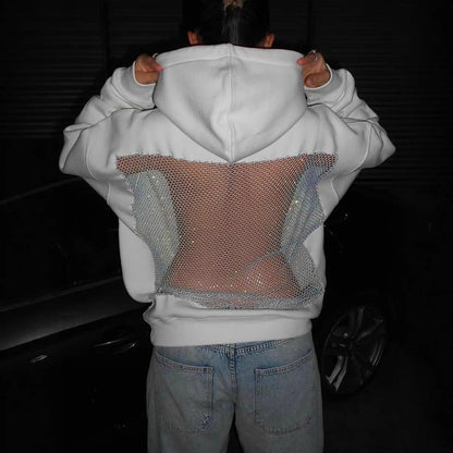 Cutout Back Hoodie by Laurhalf