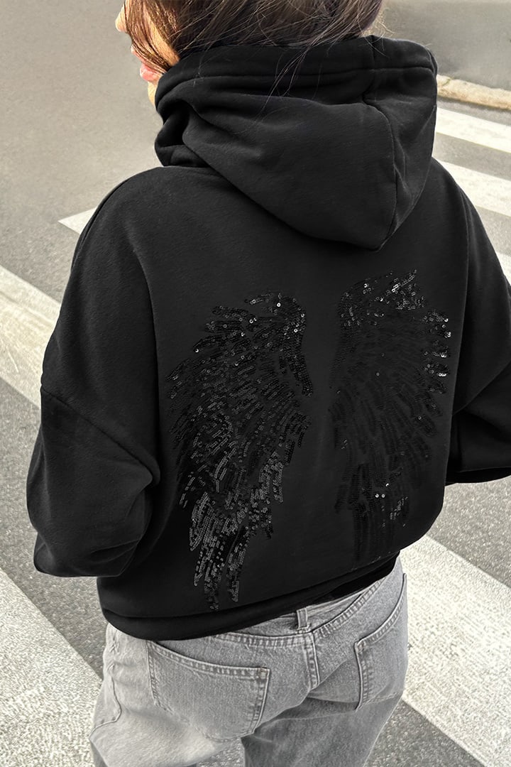 ShineWing Men's Sequin Hoodie