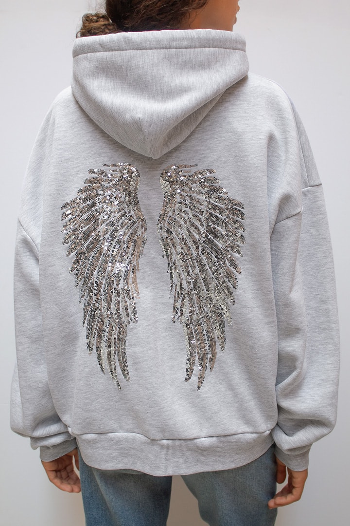 ShineWing Men's Sequin Hoodie