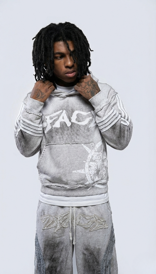 Urban  White Leopard Tracksuit Set By LAURHALF®