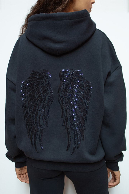 ShineWing Men's Sequin Hoodie