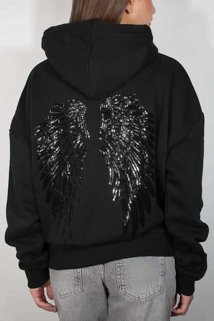 ShineWing Men's Sequin Hoodie